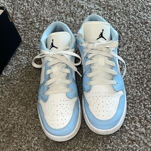 Nike, Jordan 1 Low, Ice Blue, 6 Kids